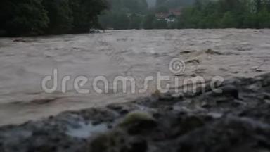 巴伐利亚暴雨后洪水泛滥